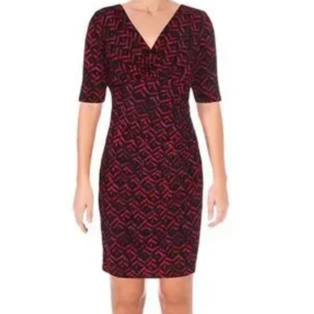 Lauren Ralph Lauren Women's Red Wrap Dress 💃